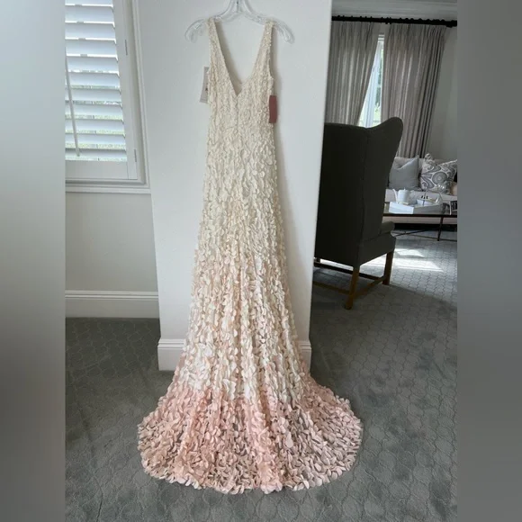 NWT BHLDN Anthropologie Theia Emma Cherry Blossom Wedding Prom Gown 2 NWT $2195 - Picture 15 of 15